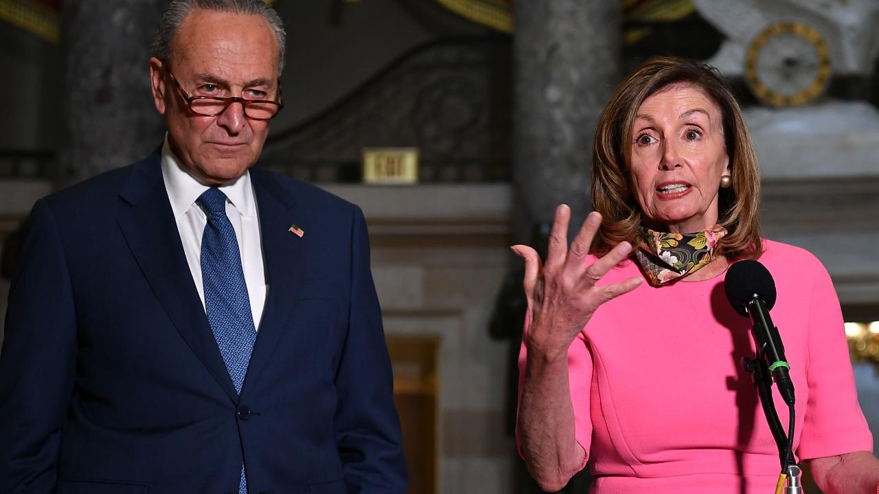 Chuck Schumer and Nancy Pelosi. Picture: Mandel Ngan/AFP