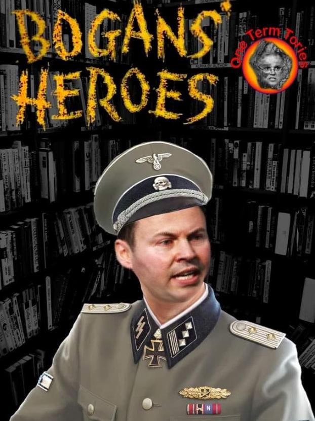 Mr Frydenberg was photoshopped into a Nazi uniform. Picture: Facebook