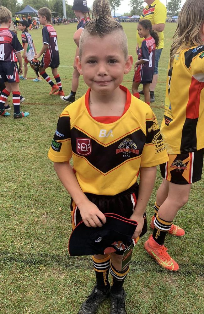 Rochedale Tigers under-9s star Maverick Taylor.