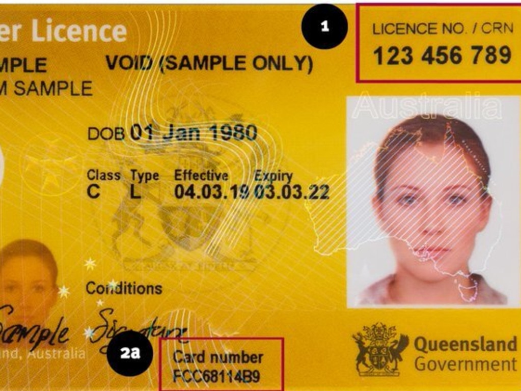 Both the licence number and card number will now have to be provided as a form of identification.