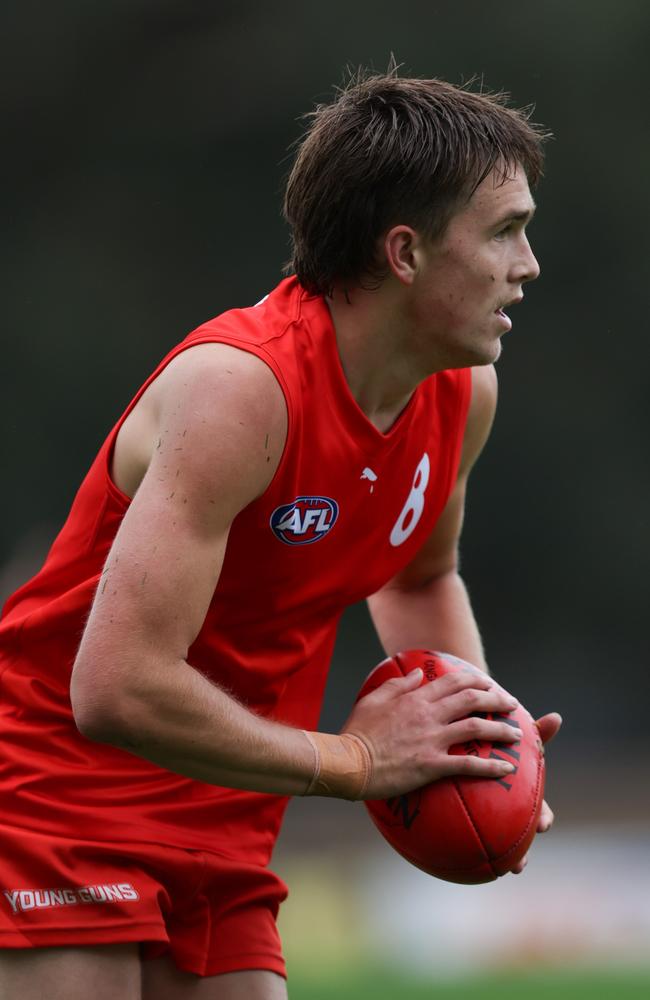 Sam Toner booted another four goals. Picture: Rob Lawson/AFL Photos
