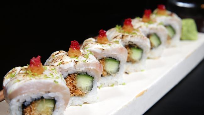 The kingfish caterpillar roll.