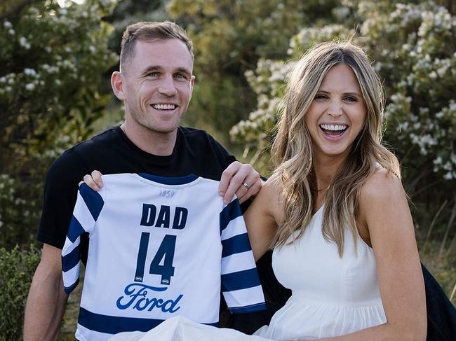 Joel and Brit Selwood announced their baby news in September.