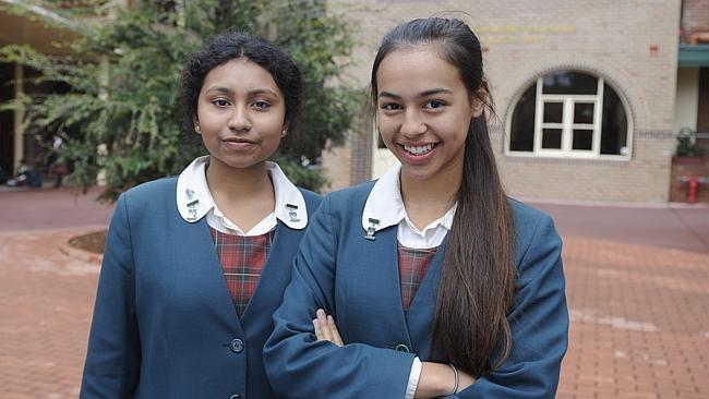 Shenaya Foran and Lorisa Reyes shadowed principal Steve Walsh for a day.