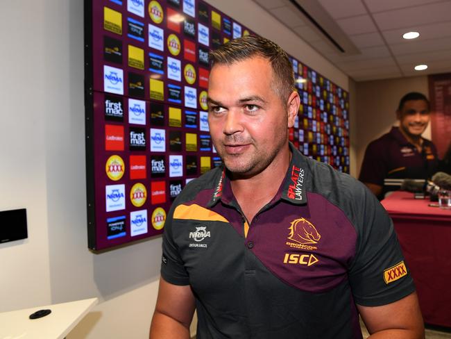 Anthony Seibold felt the wrath of Bennett. Picture: AAP Image