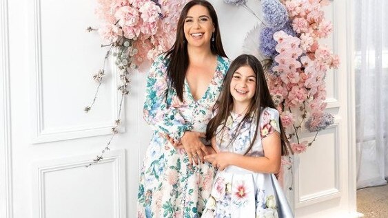 Katherine Saab, with her daughter Charlotte, says marriage is for life. Picture: Instagram