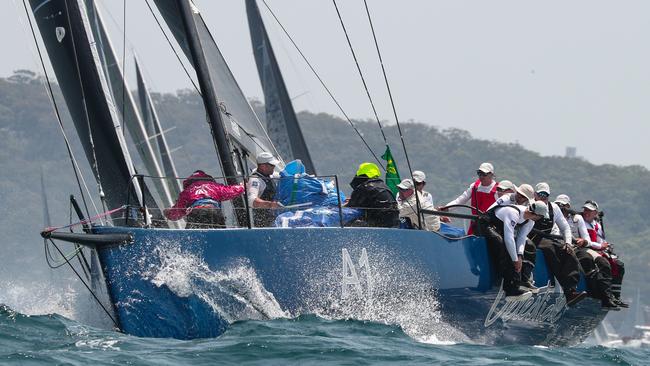 Celestial at the start of the 2019 race to Hobart.