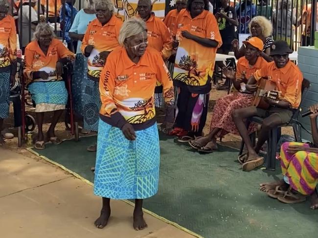 The new Sea Darwin - Sea Tiwi venture was launched in a ceremony at Wurrumiyanga Beach on Thursday. Picture: Talara McHugh