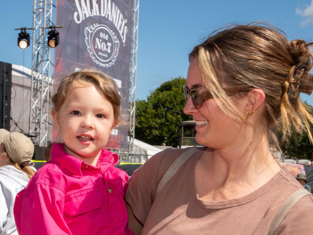 Mia Patch and Tiarni Goulding. Meatstock - Music, Barbecue and Camping Festival at Toowoomba Showgrounds.Saturday March 9th, 2024 Picture: Bev Lacey