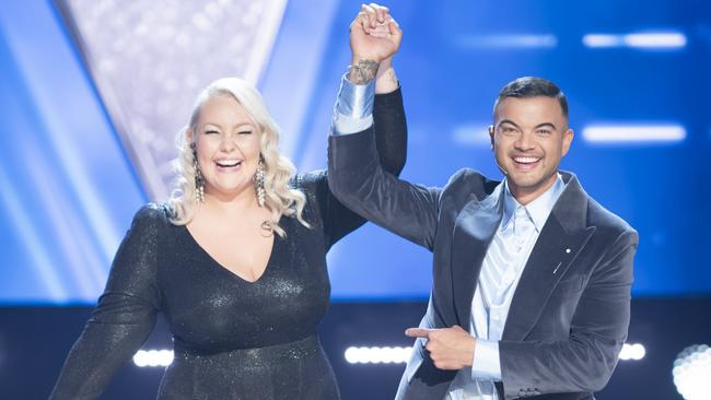 Sydney's Bella Taylor-Smith was crowned winner of The Voice 2021. Sebastian served as her coach throughout the season. Picture: Supplied