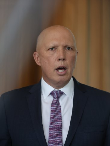 Defence Minister Peter Dutton has denied the claims and told Mr Carr to take down the tweet. Picture: NCA NewsWire / Gary Ramage