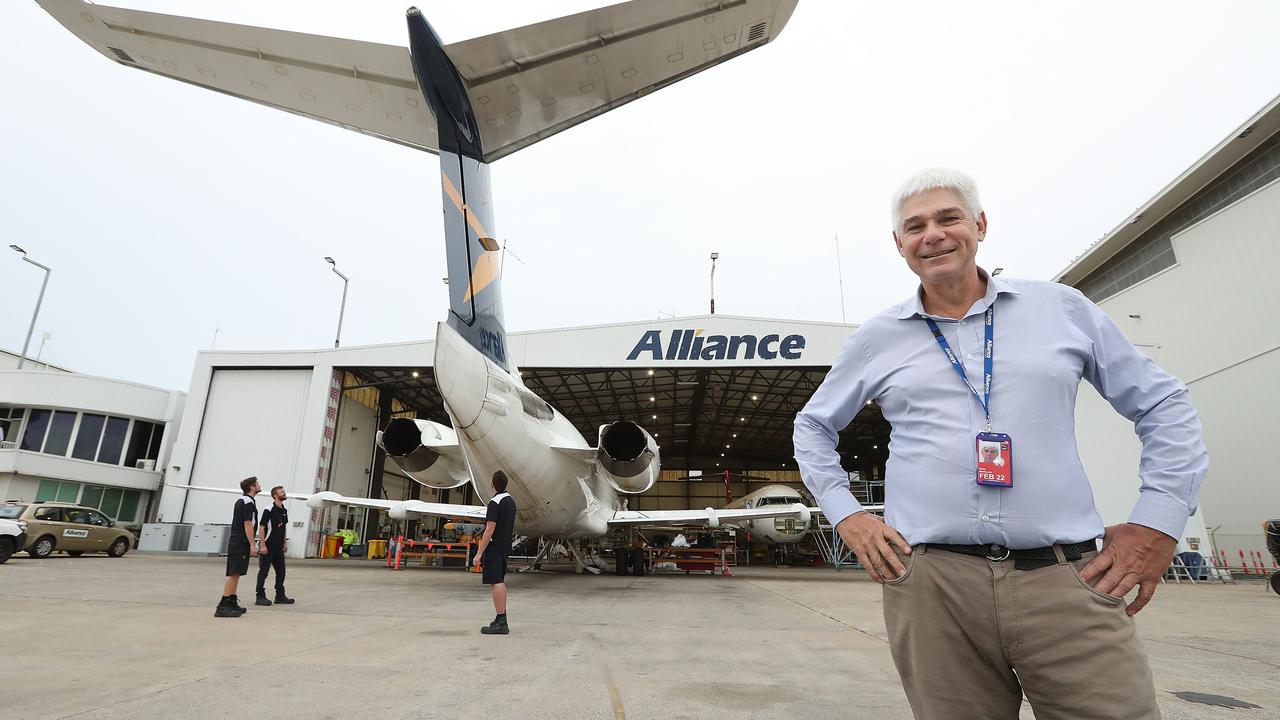Alliance Aviation managing director Scott McMillan. Picture: Lyndon Mechielsen