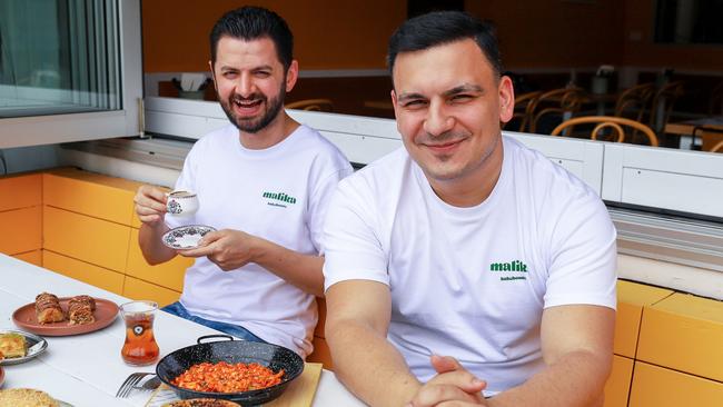 Malika Bakehouse co-owners Efe Topuzlu and Ozgur Sefkatli. Picture: Jenifer Jagielski