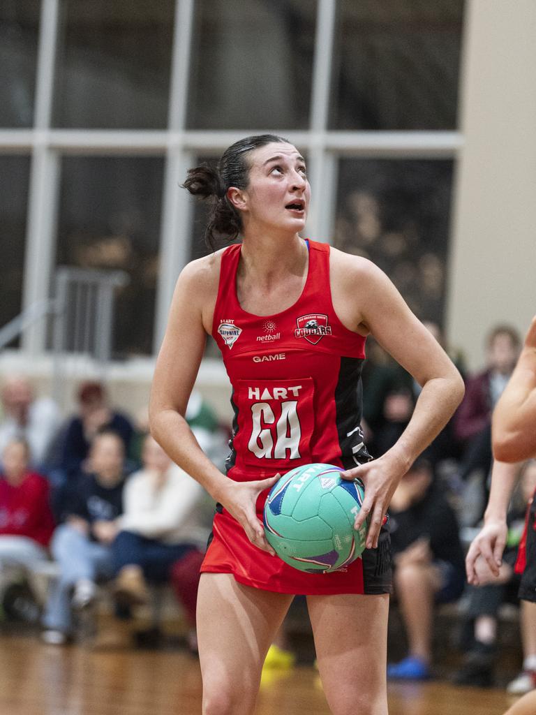 Tiarni Fennell for ACU Brisbane North Cougars against Darling Downs Panthers.