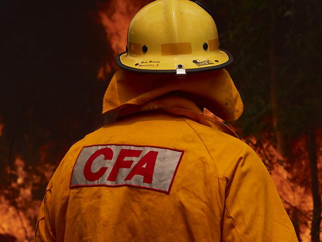 SYDNEY, AUSTRALIA - NOVEMBER 14: A CFA Member works on controlled back burns along Putty Road. Crews are working hard to gain the upper hand after devastating fires tore through areas near Colo Heights. Bushfires from the Gospers Mountain bushfire continue to burn on November 14, 2019 in Sydney, Australia. An estimated million hectares of land has been burned by bushfire following catastrophic fire conditions - the highest possible level of bushfire danger. While conditions have eased, fire crews remain on high alert as dozens of bushfires continue to burn. A state of emergency was declared by NSW Premier Gladys Berejiklian on Monday 11 November and is still in effect, giving emergency powers to Rural Fire Service Commissioner Shane Fitzsimmons and prohibiting fires across the state. (Photo by Brett Hemmings/Getty Images)