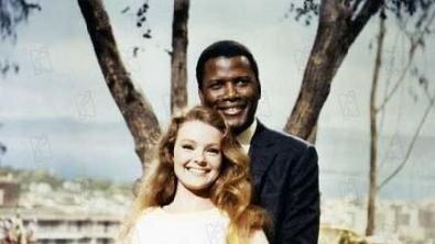 Katharine Houghton and Sidney Poitier in Guess Who's Coming To Dinner