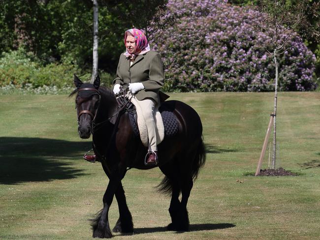 A marvellous horsewoman, the Queen was still riding horses at the age of 94. Picture: Steve Parsons - WPA Pool/Getty Images