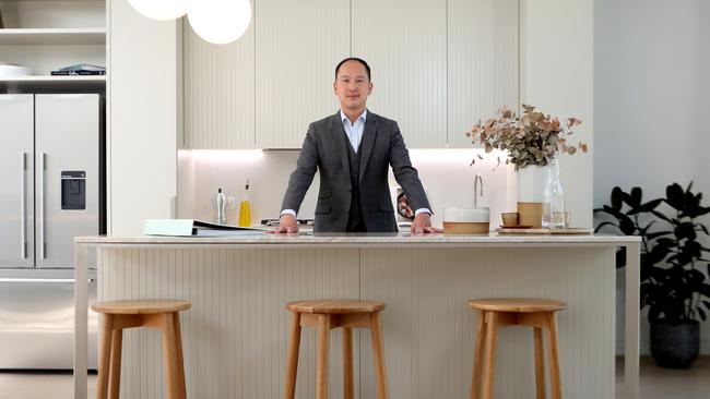 DG Real Estate’s Simon Hou says foreign interest in Adelaide property has plunged by more than 85 per cent. Pic: Kelly Barnes