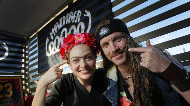 End of Movember celebration at Metz in Sandy Bay.