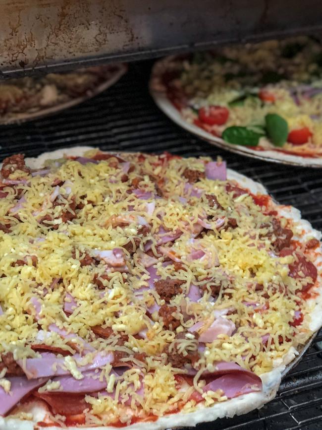 Some of the pizzas on the menu. Picture: Supplied