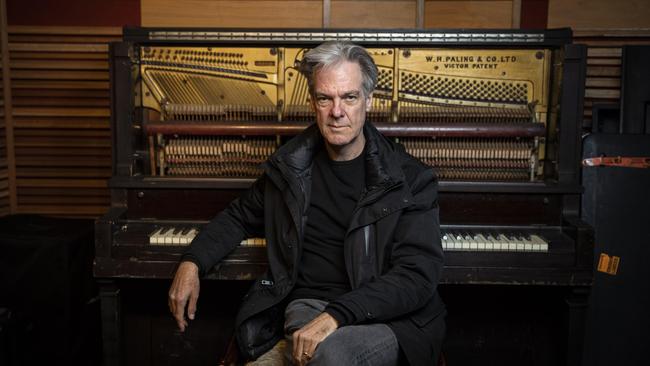 Cold Chisel lyricist and author Don Walker, at Jimmy Barnes’s studio in Botany, Sydney. Picture: John Feder