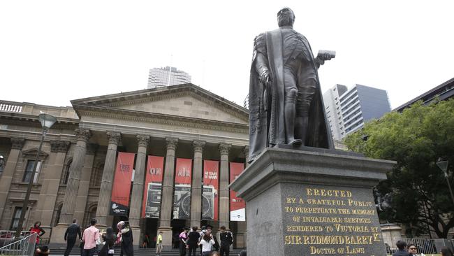 A motion to the City of Melbourne is asking for more women statues across the city. Picture: David Caird