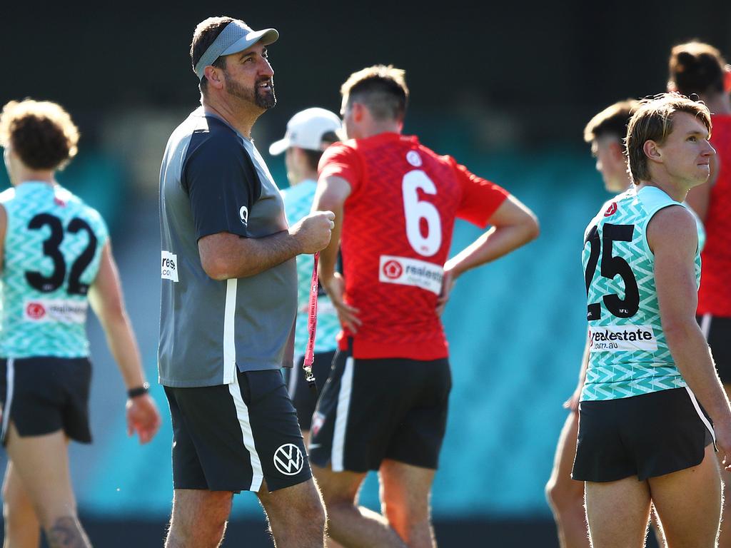 Cox continues to have his sights firmly with the job at hand in Sydney despite speculation linking him to the West Coast role. Picture: Brett Costello