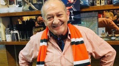 Sisto Malaspina wearing Peter Marsden’s GWS scarf.