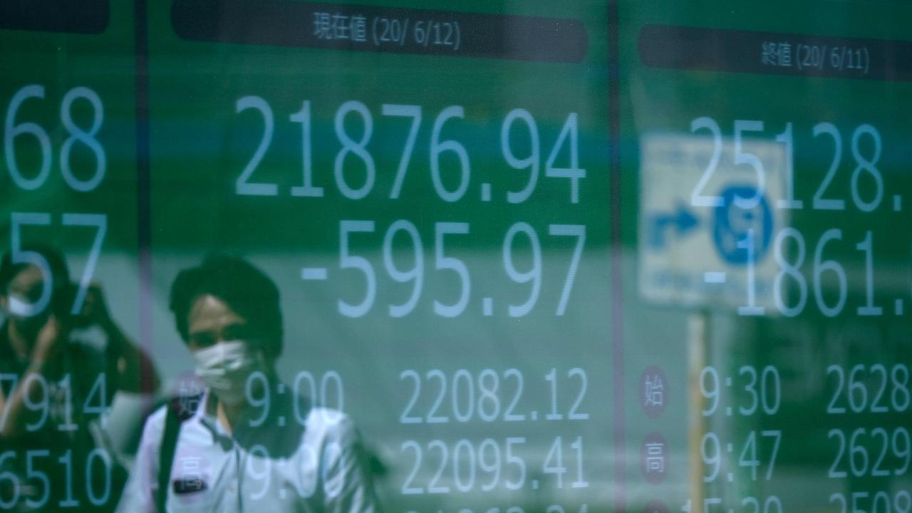 Japan’s stocks have surged in the past financial year. Picture: Kazuhiro Nogi / AFP)