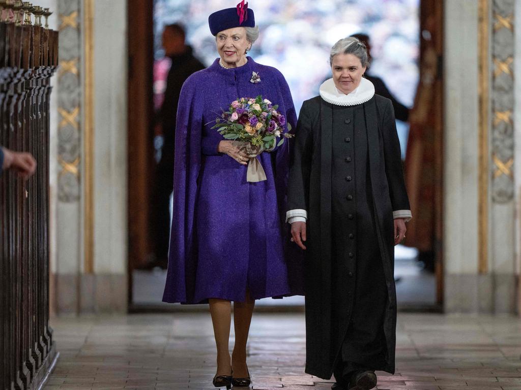 King Frederik and Queen Mary of Denmark attend first Sunday service as ...