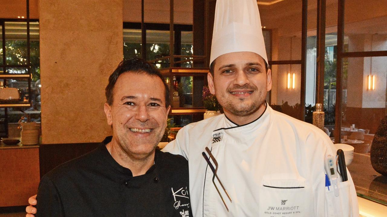 Meyjitte Boughenout and Emir Kusbeci at Culinary Stars Showcase at Surfers Paradise Marriott Resort. Pic: Regina King