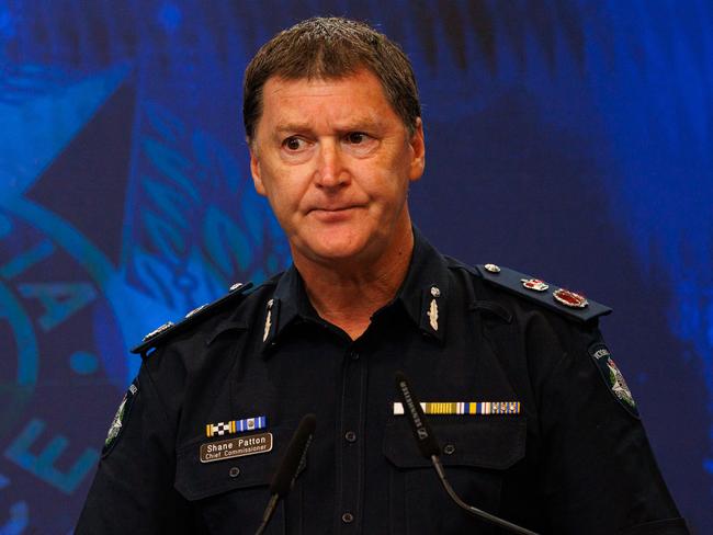 MELBOURNE, AUSTRALIA - NewsWire 12th October 2024. Pictured: Chief Commissioner Shane Patton:A Sergeant from People Development Command has been suspended  as part of a criminal investigation into allegations that she performed a Nazi salute on two occasions this week in front of colleagues at the Victoria Police Academy. Professional Standards Command are investigating the incidents which occurred on Tuesday and Wednesday this week while the female officer was on-duty. Picture: NewsWire / Nadir Kinani