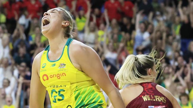 Diamonds goal shooter Donnell Wallam. Picture: Getty Images