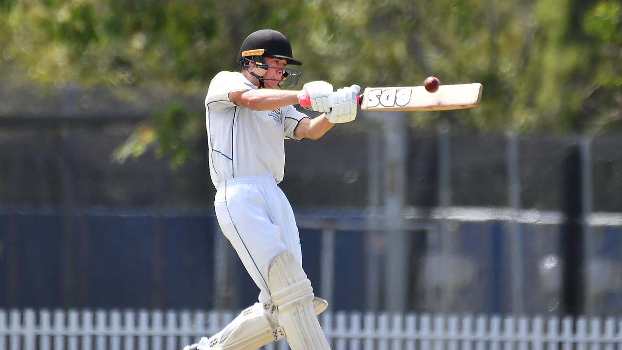 Toowoomba Grammar School batsman Charlie Bignell. Picture, John Gass