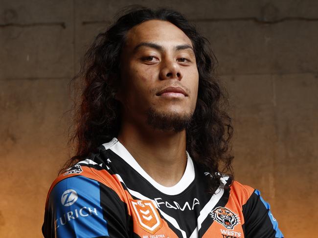 DAILY TELEGRAPH 8TH JANUARY 2025WARNING - EMBARGOED - TALK TO DAILY TELEGRAPH PICTURE DESK BEFORE USEPictured is new Wests Tigers NRL player Jerome Luai ahead of the 2025 NRL season.Picture: Richard Dobson