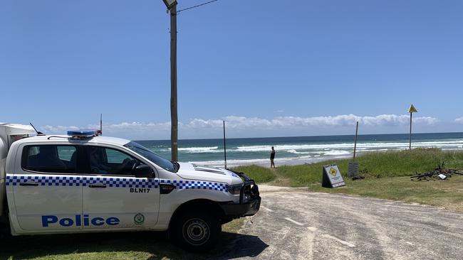 A search effort was underway at Lennox Head where a teenager went missing while swimming.