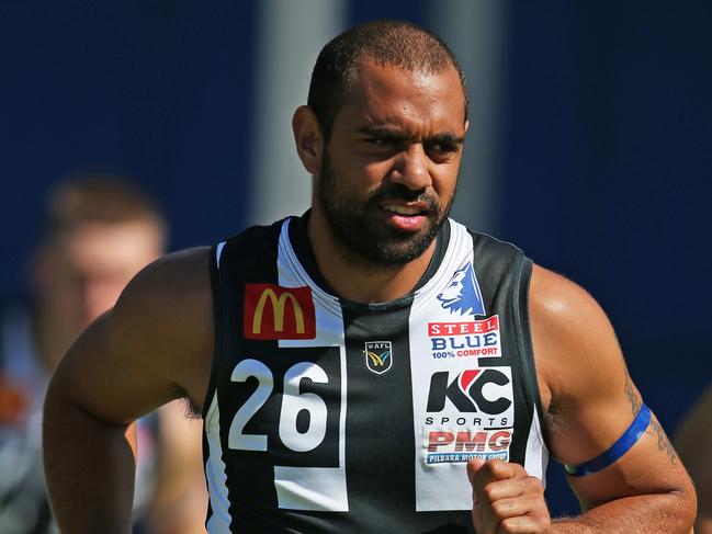 WAFL Reserves - Former AFL player Chris Yarran lined up for Swan Districts reserves side against East Fremantle.Picture: Daniel Wilkins