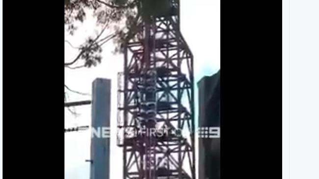 Passengers reportedly stranded on BuzzSaw ride at Dreamworld last month. (File picture).