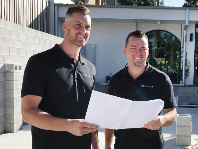 Following their cult-like success in inner-city Brisbane two young entrepreneurs, Ben Murphy and Will Stodulka, have chosen the Gold Coast for their second Bathhouse venture, Vikasati, in Southport. Picture Glenn Hampson