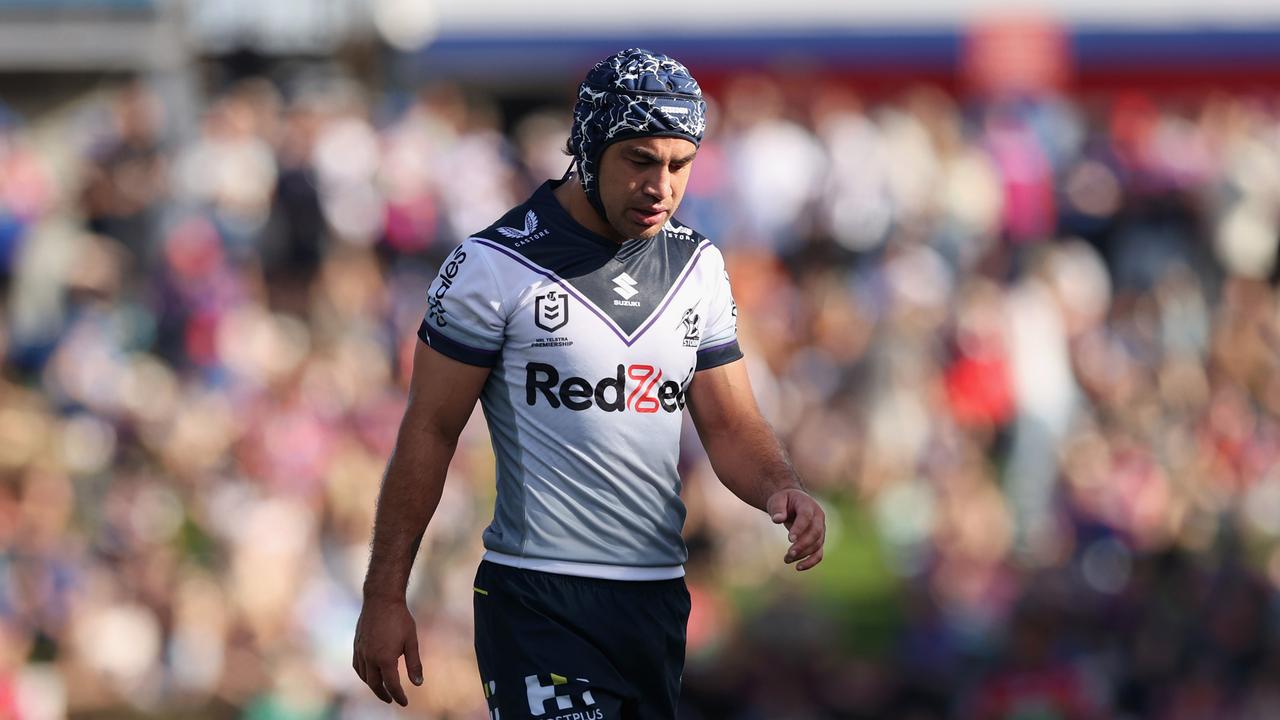 Jahrome Hughes has apologised for his involvement in a video mocking Penrith players. Picture: Ashley Feder/Getty Images