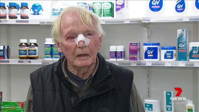 Cleaner tackles raider at Nerang pharmacy