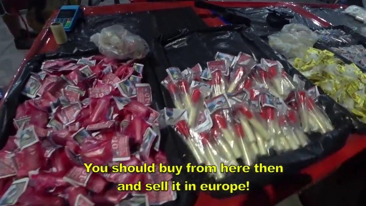 The seller suggested he sell the drugs in Europe. Picture: Twitter / TimmyKarter