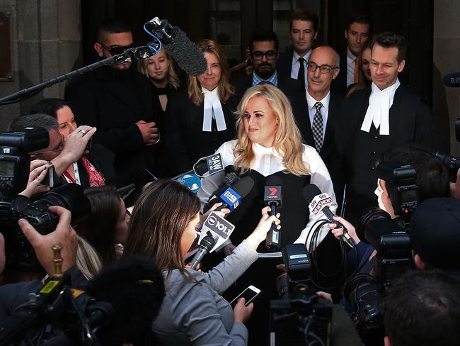 Rebel Wilson’s court victory has been watched closely by fellow celebrities. Picture: Getty