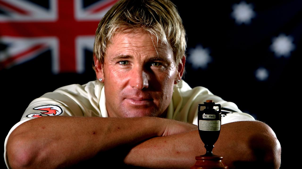 A portrait of Shane Warne taken ahead of his last Test series before his retirement in 2006. Picture: Getty Images