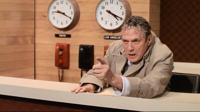 Peter Finch in a scene from the 1976 film Network.