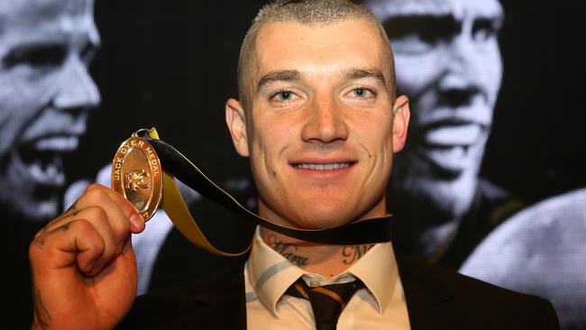 Dustin Martin has won the Jack Dyer Medal. Picture Yuri Kouzmin