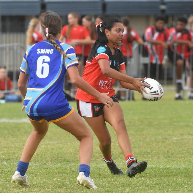 Women's game between Kirwan High and St Margaret Mary's College at Kirwan High. Picture: Evan Morgan