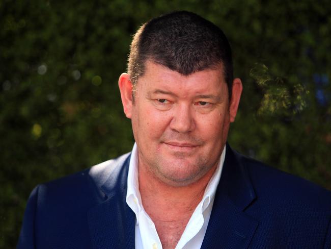 Crown resorts owner James Packer in Melbourne. Picture: Aaron Francis