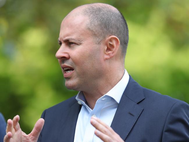 Josh Frydenberg says he won’t back down over the laws. Picture: NCA NewsWire/David Crosling