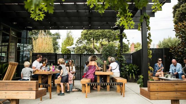 Flatiron Side Door is a sprawling indoor-outdoor wine boutique in leafy Kew. Photo: Mandy Couzens, via Facebook.